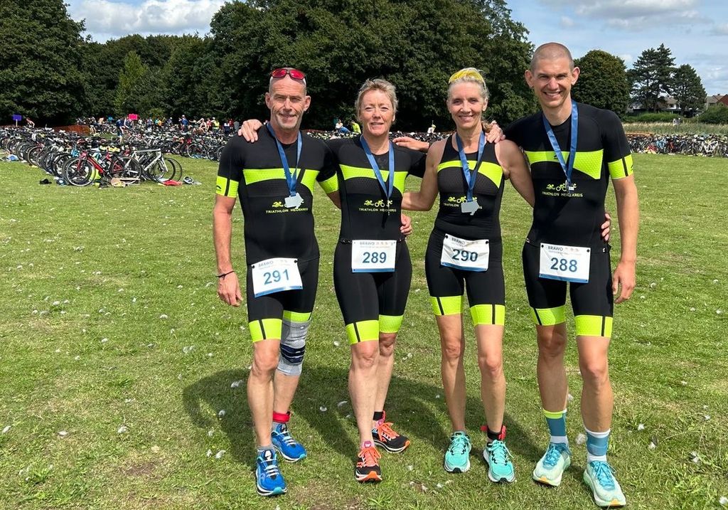 Nach dem Wettkampf Team Triathlon Heidekreis